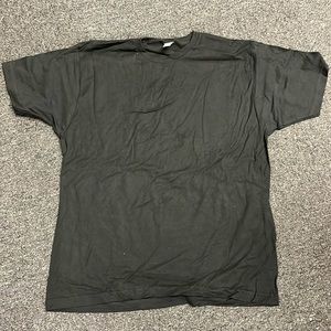 XL Black 100% Ring Spun Cotton t-shirts
